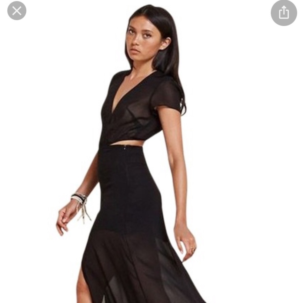Reformation Fiore Maxi Cutout Dress